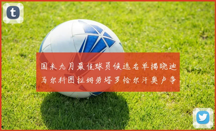 国米九月最佳球员候选名单揭晓迪马尔科图拉姆劳塔罗恰尔汗奥卢争夺荣誉